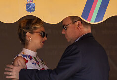 Monako princas Albertas su dukra Jazmin Grace Grimaldi