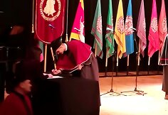 Diplomo teikimas Martynui Kavaliauskui
