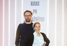 „Kino po žvaigždėmis“ atidarymo akimirka
