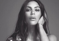 Kim Kardashian kvepalų &bdquo;Crystal Gardenia&ldquo; reklaminė fotosesija