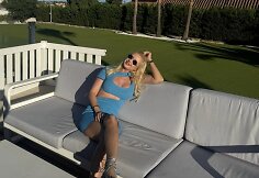 Renata Rumbinė viloje iki apiplėšimo