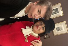 Juozas Statkevičius su mama Vanda / Asmeninio archyvo nuotr.