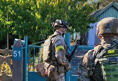 Vaizdai i&scaron;vaduotose Chersono srities teritorijose