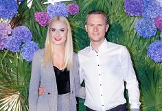 Kristina Ivanova su draugu Andriumi