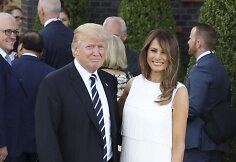 Donaldas Trumpas ir Melania Trump