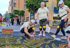 Mitkaičių kaimo bendruomenė dalyvauja Italijoje vykstančiame floristinių ornamentinių kilimų festivalyje