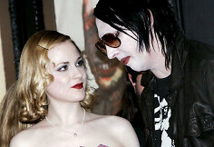Evan Rachel Wood ir Marilynas Mansonas (2007 m.)