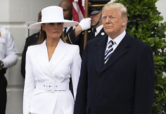 Donaldas Trumpas su žmona Melania Trump