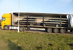 DAF priekaboje vežti vogti automobiliai