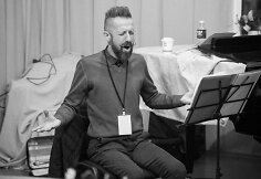 Lino Adomaičio, Egidijaus Buožio ir Vokiet0ijos styginių kvinteto &bdquo;G-Strings&ldquo; koncerto repeticija