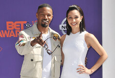 Jamie Foxxas su dukra Corinne Foxx