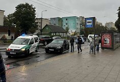 Dviejų BMW avarija Savanorių prospekte