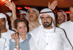 Šeichas Mohammedas bin Rashidas al Maktoumas su princese Haya