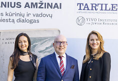 Parodos &bdquo;Vilnius amžinai. Dailės kūrinių ir vadovų po miestą dialogas&ldquo; svečiai