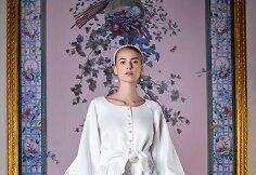 Agnės Deveikytės kurta vestuvinė suknelė