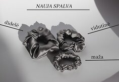 Ugnės Narkutės siūtos &scaron;ilkinės plaukų gumutės