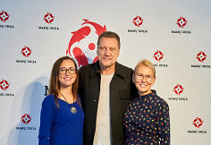 Justina Žukauskienė, Česlovas Gabalis ir Eglė Mėlinauskienė