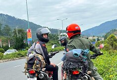 Vaido Baumilos kelionės po Vietnamą akimirka