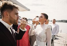 Brigidos Gruodytės ir Artiomo Penkevičiaus vestuvių akimirka