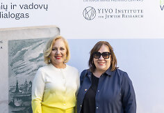 Parodos &bdquo;Vilnius amžinai. Dailės kūrinių ir vadovų po miestą dialogas&ldquo; svečiai