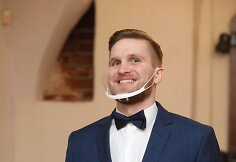Viktorijos Ple&scaron;kytės ir Justo Tamulio vestuvių akimirka