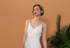 Agnės Deveikytės naujos vestuvinių suknelių kolekcijos modelis