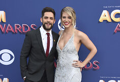 Thomas Rhettas su žmona Lauren Akins