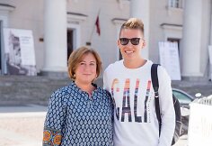 Rimvydas Širvinskas-Makalius su mama