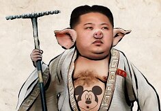 Kinai juokiasi i&scaron; Kim Jong Uno