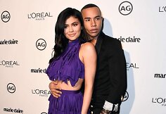 Kylie Jenner ir dizaineris Olivier Rousteingas
