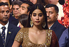 Bolivudo aktorė Janhavi Kapoor