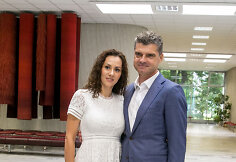 Žilvinas &Scaron;ilgalis ir Kristina Kir&scaron;ytė 