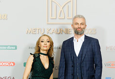 Šarūnas Jasiukevičius su žmona