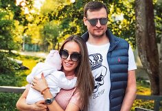 Danielius Bunkus ir Viktorija Siegel su Nicole