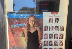 Viltė Patricija Kirstukaitė &bdquo;Sanremo Junior&ldquo; konkurse