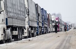 После праздников очереди на границе еще не начали расти