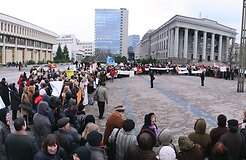 98,7% забастовок в Литве проводятся в учреждениях образования