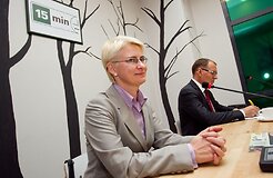 Дебаты на 15min.lt: Альгис Чапликас и Неринга Венцкене