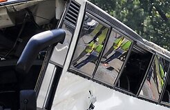 В Латвии разбился автобус: 18 пострадавших