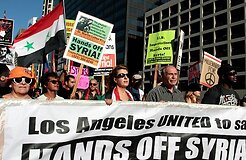 Американцы протестуют против войны с Сирией