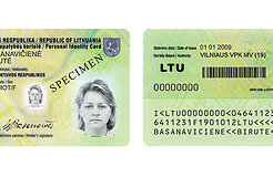 Vilniuje rasta asmens tapatybės kortelė