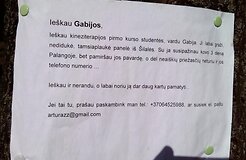 Gabija, kur tu?