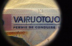 Radau Dominyko Žvirblio vairuotojo pažymėjimą