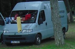 Kaplių kaime pavogtas autobusiukas