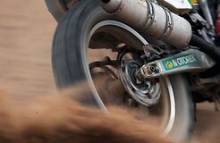 Pamestas motociklo valstybinis numeris 