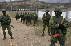 Российские солдаты выстрелили в воздух