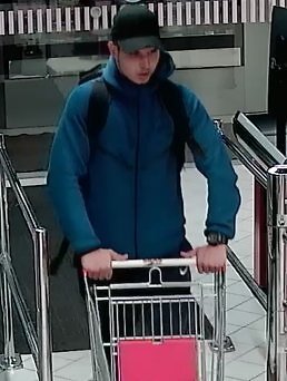 Kauno apskrities policijos nuotr./Vagysčių iš Kauno parduotuvių tyrime ieškomas vyras