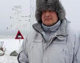 „Twitter“ nuotr./Dmitrijus Rogozinas Svalbarde 2015 metais