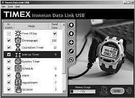 "Timex Datalink" laikrodžio kompiuterinė programa