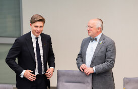 Mindaugas Sinkevičius prognozuoja, kad jo vadovaujamoje Vyriausybėje keisis 6&ndash;7 ministrai